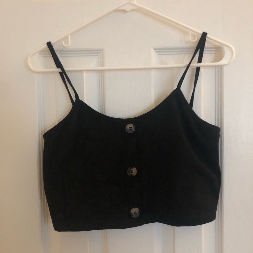 Spaghetti Strap Crop Tank Top